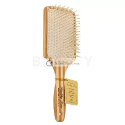   Olivia Garden Healthy Hair Large Ionic Paddle Bamboo Brush HH-P7 kefa na vlasy pre ľahké rozčesávanie vlasov