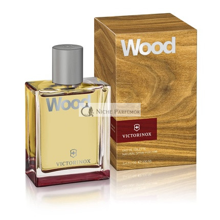 Victorinox Wood Eau de Toilette pre mužov s orechovým drevom a citrusmi, 100ml