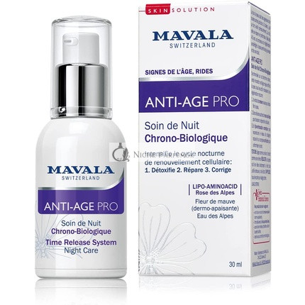Mavala Anti-Age Pro Systém uvoľňovania času nočný sérum, 30ml