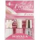 Mavala Mini Lak na Nechty Francúzska Manikúra Sada Rúžová 3 x 5ml