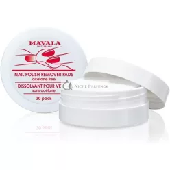   Mavala Odstraňovač laku na nechty v podobe vankúšikov 30 kusov 1ml