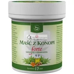   Herbamedicus Konopná Masť Forte na Suchú Pokožku, Vrasy, Akné, Psoriázu 125ml