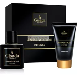   Gisada Ambassador Intense Darčeková Sada Eau de Parfum 50ml a Sprchový Gél 100ml
