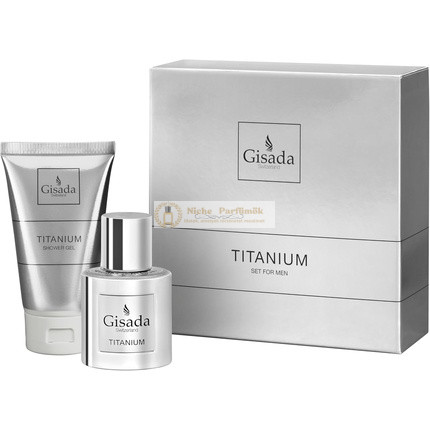 Gisada Titanium Pánska Parfumová Sada Eau De Parfum 50ml a Sprchový Gél 100ml