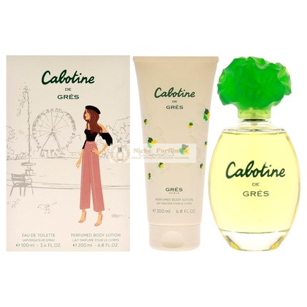 CABOTINE by Parfums Gres EDT spray, 100ml, telový krém 200ml