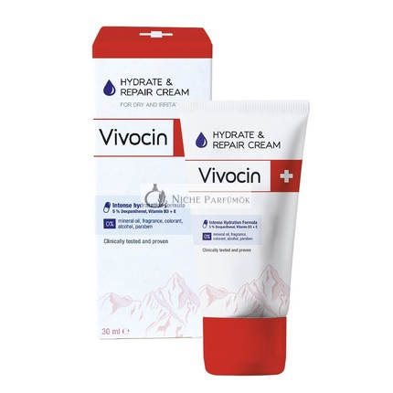Vivocin Hydratácia a Oprava Krém 30ml - Medicínska starostlivosť o pleť pre trvalý make-up, tetovania alebo laserové ošetrenia