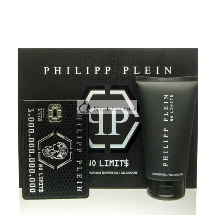 Philipp Plein No Limits Sada - EDT 90ml + SG 150ml Darček pre mužov, NOVÉ OVP
