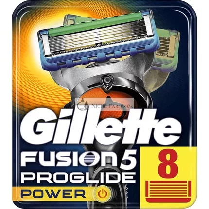 Gillette ProGlide Power, 8 Holiace Čepele