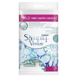 Gillette Simply Venus2 Jednorazové Britvy - Balenie 6 Kusov