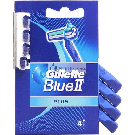 Gillette Blue II Plus Jednorazová Britva - Balenie 4 ks