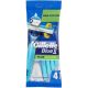 Gillette Blue II Plus Slalom Jednorazový Holiaci Strojček - Balenie 4 Kusy