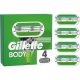 Gillette Body Holiace čepele pre mužov 4 Nahradné čepele, 3 čepele Silnejšie ako oceľ