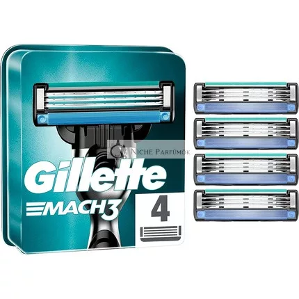 Gillette Mach3 Holiace čepele pre mužov 4 kusy - balenie 4