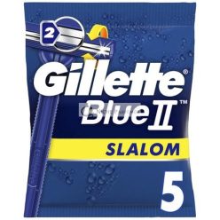   Gillette Blue II Pánske Jednorazové Holiace Strojčeky - Slalom 5 Kusov
