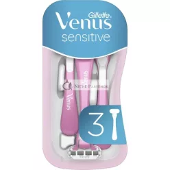   Gillette Venus Sensitive Jednorazová Dámska Holiaca Čepeľ 3 Čepele