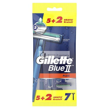 Gillette Jednorazový Holiaci Strojček Blue II Plus 5+2