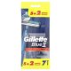 Gillette Jednorazový Holiaci Strojček Blue II Plus 5+2