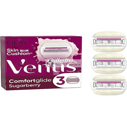 Gillette Venus Comfortglide Sugarberry Nahradné čepele pre ženy s 5 čepeľami