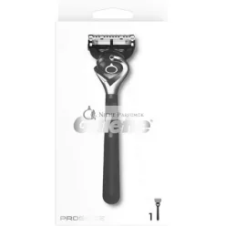   Gillette ProGlide Monochrome Pánska Holiaca Žiletka s Trimmerovou Čepeľou - Čierna