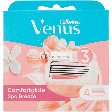 Gillette Venus Comfortglide Breeze Ženské Náhradné Čepelky Spa Breeze Jemné Holenie