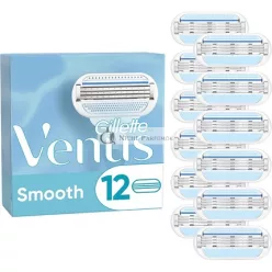 Gillette Venus Smooth Holiaci Čepele Náhradné, 12 ks