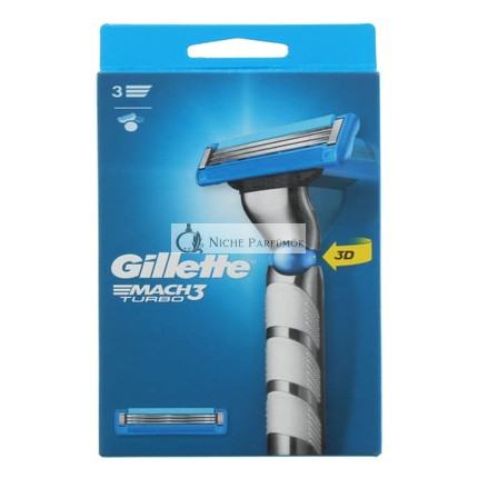 Gillette Mach3 Turbo Holiaci Strojček 2 Balenie