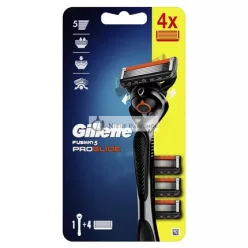   Gillette ProGlide Pánsky Holiaci Strojček s 4 Vymeniteľnými Čepeľami