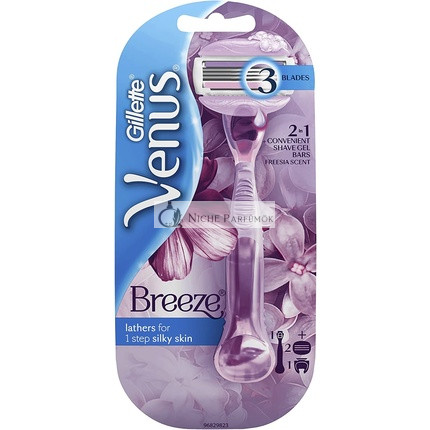 Gillette Venus Breeze Dámsky Holiaci Strojček s Náhradnou Čepelou