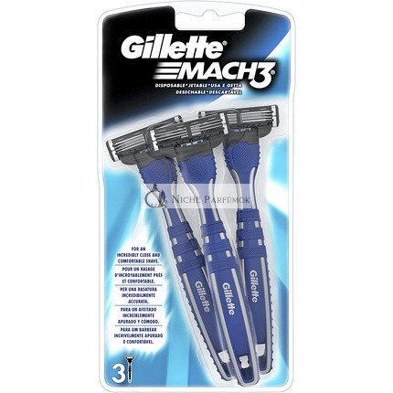 Gillette Mach3 jednorazový holiaci strojček 3 kusy