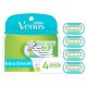 Gillette Venus Extra Smooth Nôž na holenie pre ženy, náhradné čepele 4 kusy