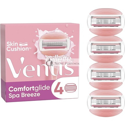 Gillette Venus Comfortglide Spa Breeze Ženské žiletky 4 kusy