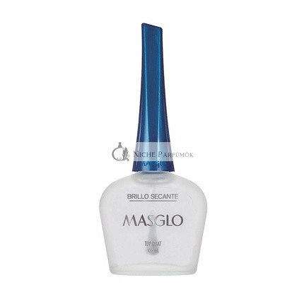 MASGLO Rýchloschnúci Lesk na Nechty, 15ml