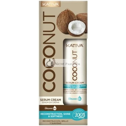 Kativa Kokosový olej sérum obnovujúci a lesklý krém 200ml