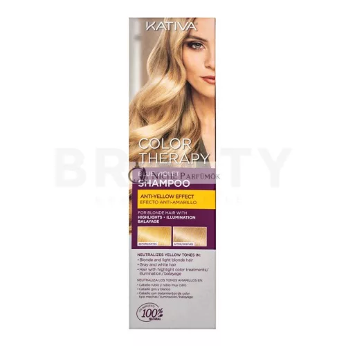 Kativa Color Therapy Blue Violet Shampoo bezsulfátový šampón 250 ml