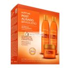 Kativa Post Brazilian Straightening Kit sada po narovnaní vlasov keratínom 2 x 225 ml + 150 ml