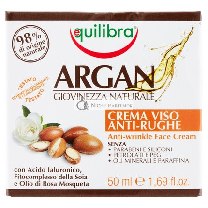 Equilibra Arganový Krém proti Vráskam 50ml