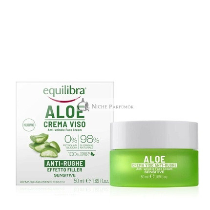 Equilibra Aloe Sensitive Krém proti vráskam s plniacim účinkom 50ml