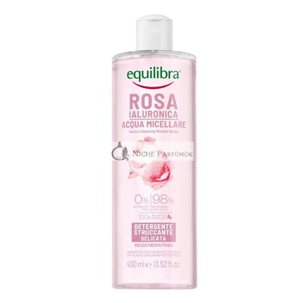 Equilibra Rosa Jemná Čistiaca Micelárna Voda s Kyselinou Hyalurónovou, 400ml