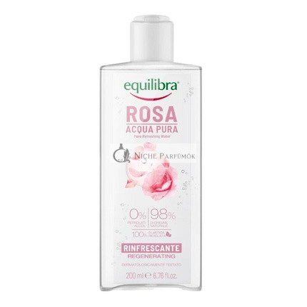 Equilibra Ružová Čistá Ružová Voda Osviežujúca, 200ml