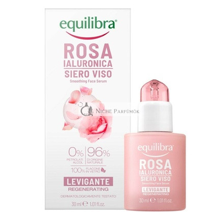 Equilibra Rosa Hladký Sérum s Kyselinou Hyalurónovou, 30ml