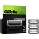 Gillette Náhradné Čepele Pre Gillettelabs - Exfoliačný Bar a Vyhrievaný Holiaci Strojek - 3 Holiace Čepele