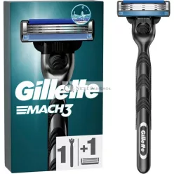   Gillette Mach3 Pánska Holiaca Britva s 1 Britvou Čepeľou 3-Čepeľ - Darček pre Mužov