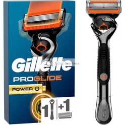   Gillette ProGlide Power Pánsky mokrý holiaci strojček + 1 holiaci nôž s 5 čepeľami, darček pre mužov