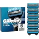 Gillette ProShield Chill Náhradné britvy 6 náhradných britiev pre mužské mokré holenie