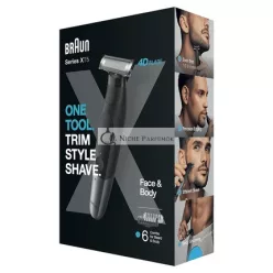   Braun Series X Hybrid Elektrický Holiaci Strojček pre Mužov 4D Blade SkinShield Vodotesný Bezdrôtový XT5200