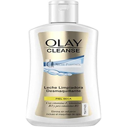 Olay Čistiaca Mlieko Odstránenie Make-upu pre Suchú Pokožku, 200ml