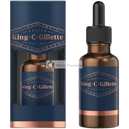 King C. Gillette Olej na bradu pre mužov 30ml