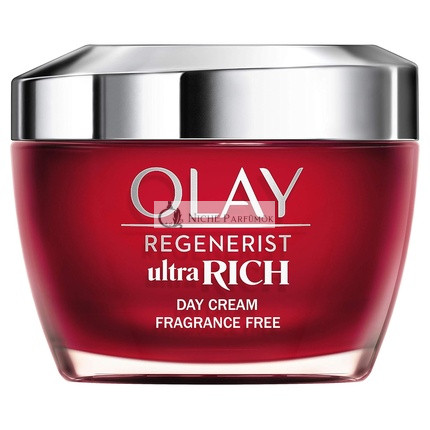 Olay Regenerist Ultra Bohatý Denný Krém, Nema Zásadnú Textúru s Vitaminom B3 Peptidmi a Shea Maslom, Bez Parfumov, 50ml