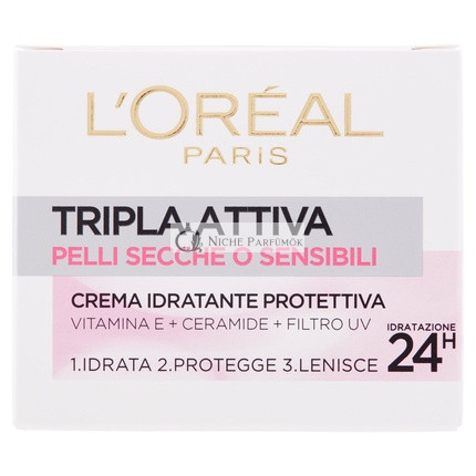 Triple Active Multi-Protective Hydratačný Krém pre Suchú a Citlivú Pokožku, 50ml