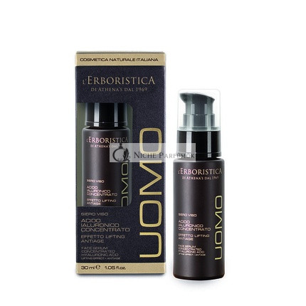 L'ERBORISTICA UOMO Anti-Aging Sérum na Tvár pre Mužov 30ml s Hyalurónovou Kyselinou